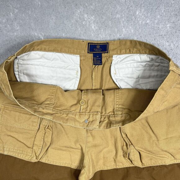Beretta Tactical Pants 42X28 Saddle Tan Brush Guard Hunting Shooting Fishing - Picture 5 of 13